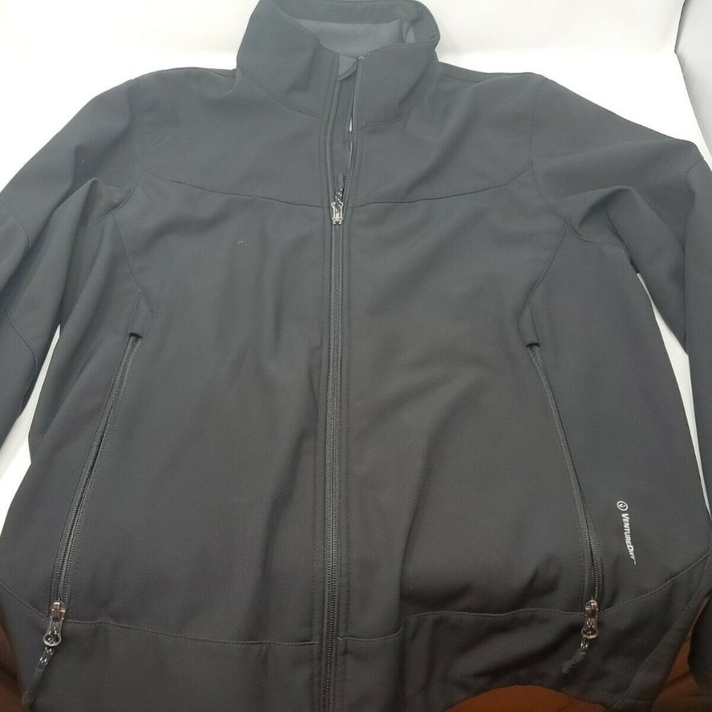 Champion VentureDry Black Light Jacket Size Small